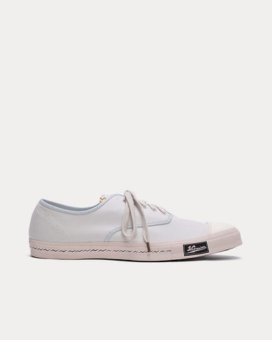Visvim Logan Deck Lo Canvas Ivory Low Top Sneakers