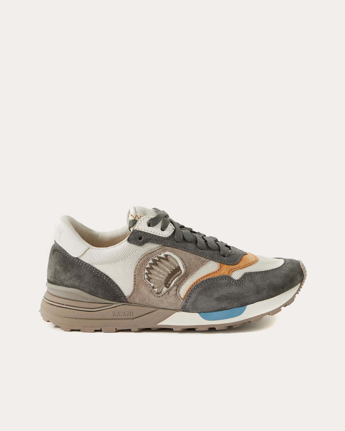 Visvim Men's Roland Jogger Grey Low Top Sneakers