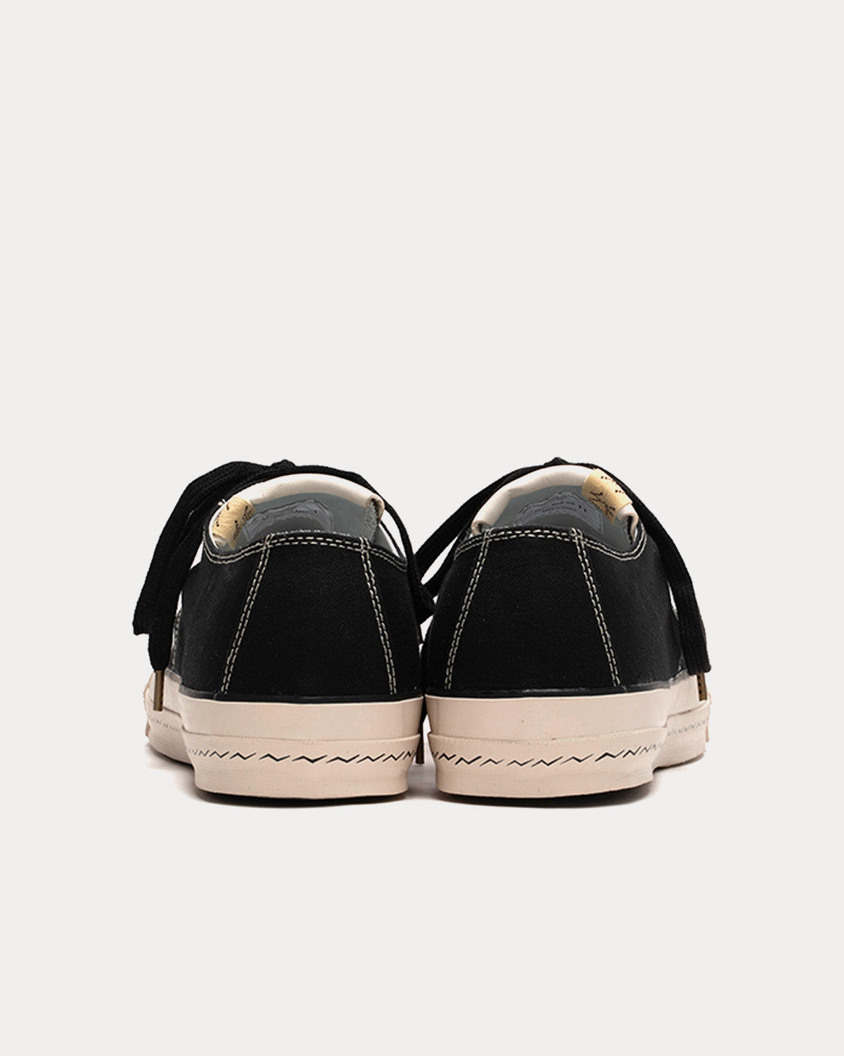 Visvim Men's Skagway Lo Canvas Black Low Top Sneakers & Trainers