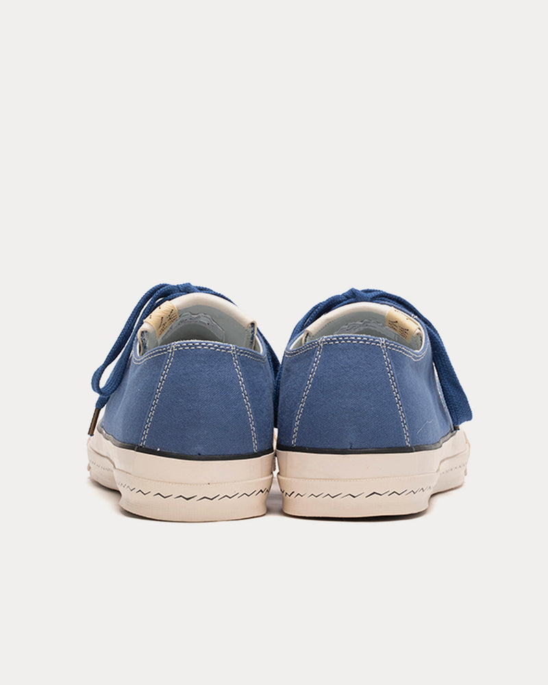 Visvim Men's Skagway Lo Canvas Navy Low Top Sneakers