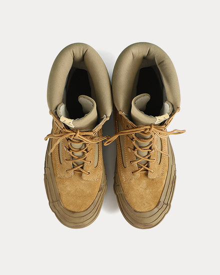 Visvim Tesota '91 Folk Beige High Top Sneakers - 2