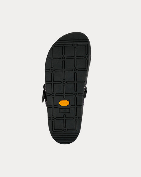 Christo Black Bandana Sandals