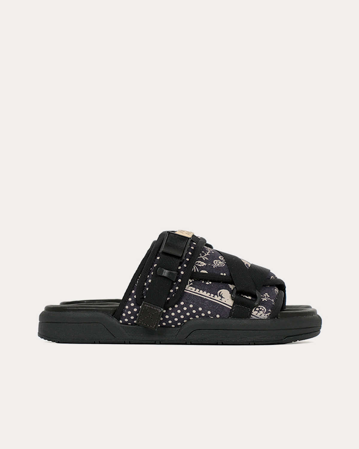 Christo Black Bandana Sandals