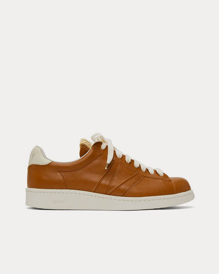 Visvim Corda-Folk Brown Low Top Sneakers - 1