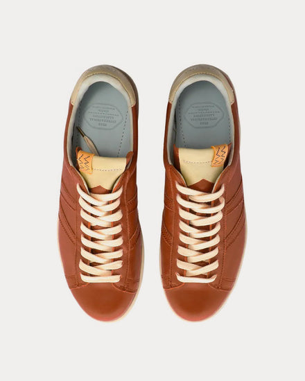 Visvim Corda-Folk Brown Low Top Sneakers - 2