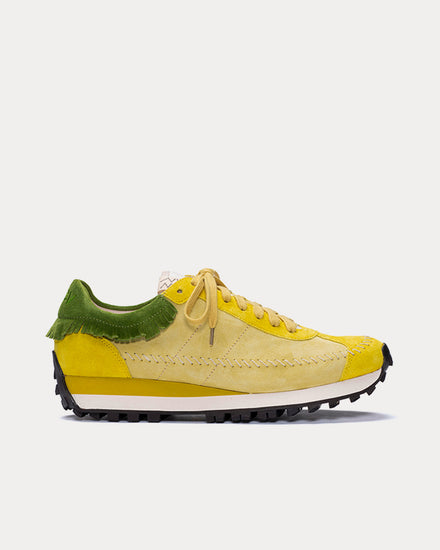 Visvim Walpi Runner Yellow Low Top Sneakers - 1
