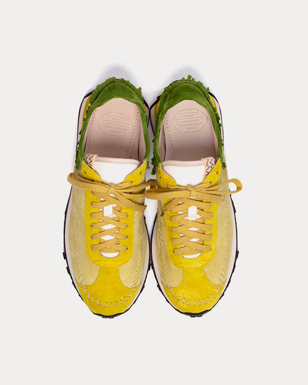 Visvim Walpi Runner Yellow Low Top Sneakers - 2