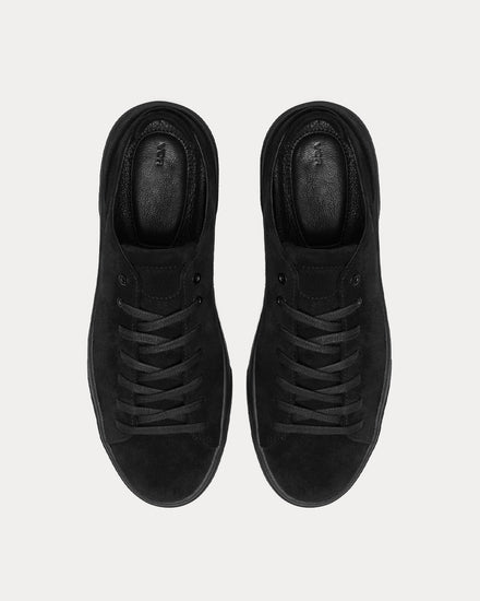 Vor 1A Samtschwarz Black Low Top Sneakers - 2