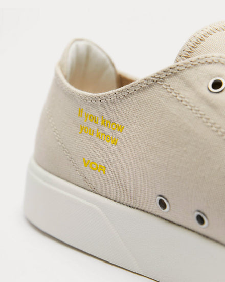 Vor 1E Khakiweiss Khaki Low Top Sneakers - 4