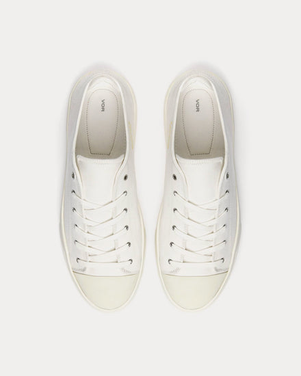 Vor 1E Leinweiss White Low Top Sneakers - 2