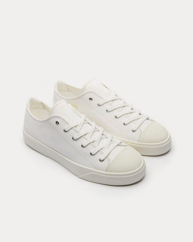 Vor 1E Leinweiss White Low Top Sneakers - 3