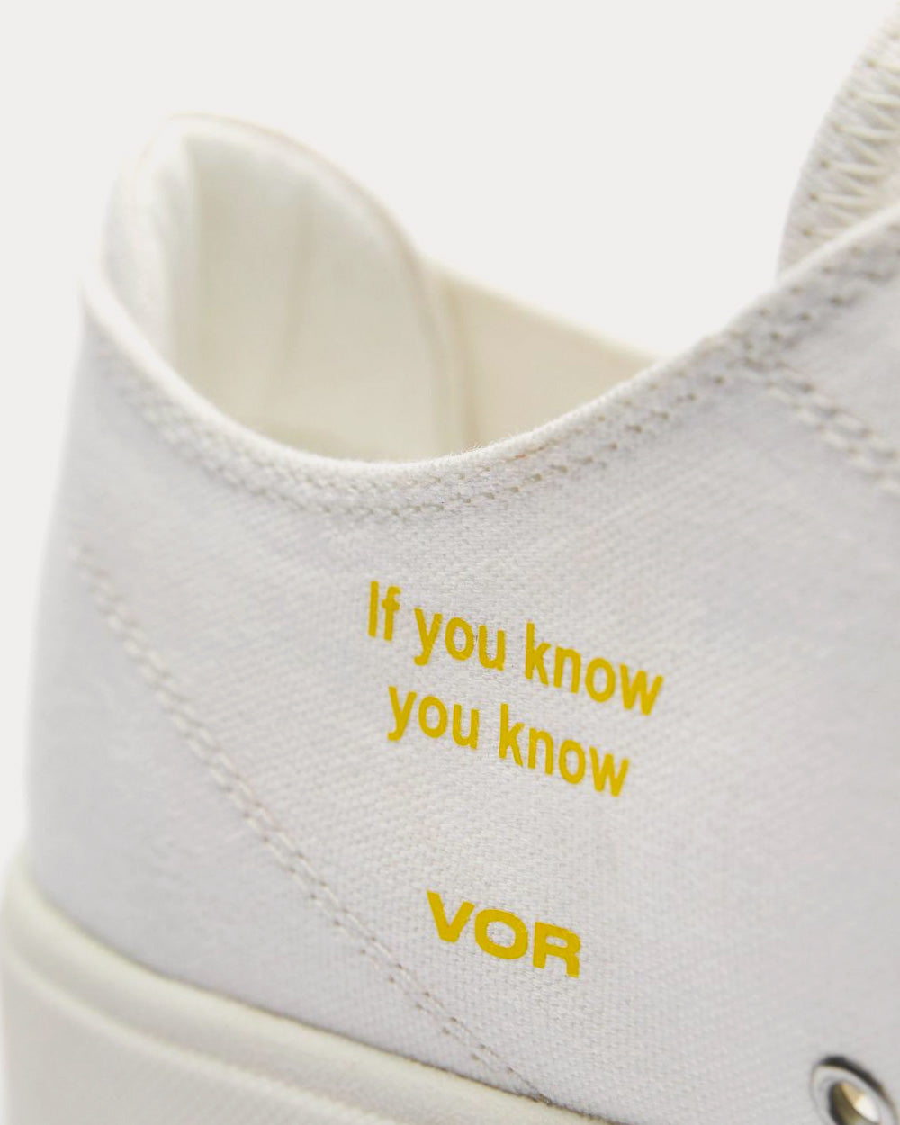 Vor - 1E Leinweiss White Low Top Sneakers