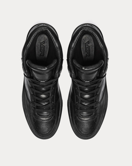 Vor 2B TIEFSCHWARZ Black High Top Sneakers - 2