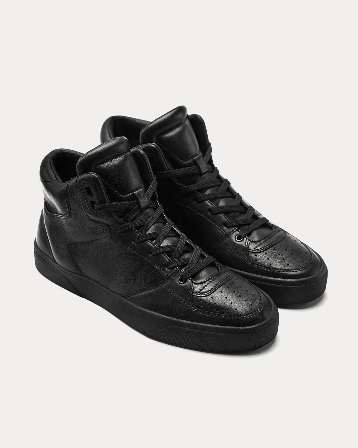 Vor - 2B TIEFSCHWARZ Black High Top Sneakers