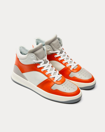Vor 5B Hyperorange High Top Sneakers - 3