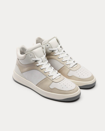 Vor 5B Taupeweiss Off-White High Top Sneakers - 3