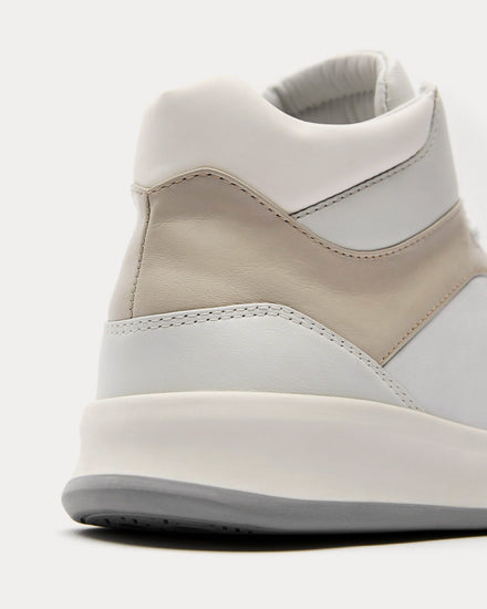 Vor 5B Taupeweiss Off-White High Top Sneakers - 4