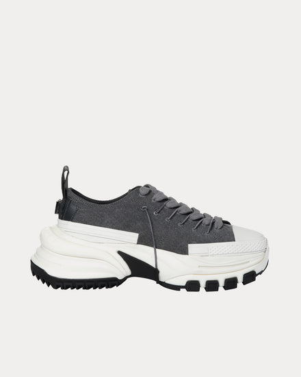 Wooyoungmi Double Lace Grey Low Top Sneakers - 1