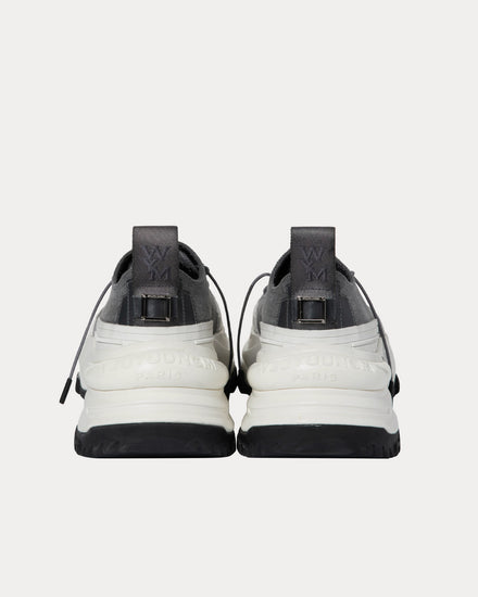 Wooyoungmi Double Lace Grey Low Top Sneakers - 3
