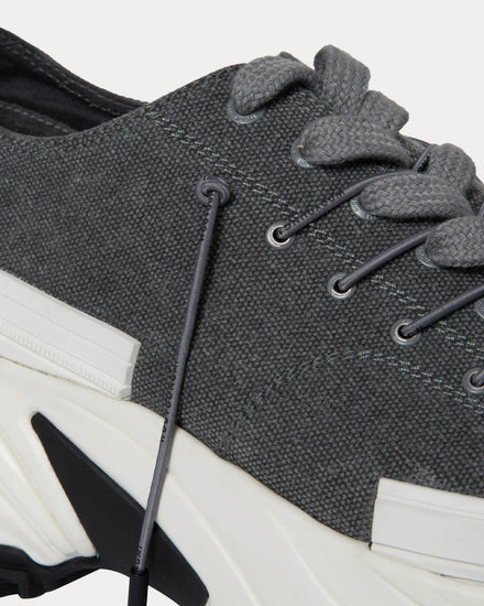 Wooyoungmi Double Lace Grey Low Top Sneakers - 4
