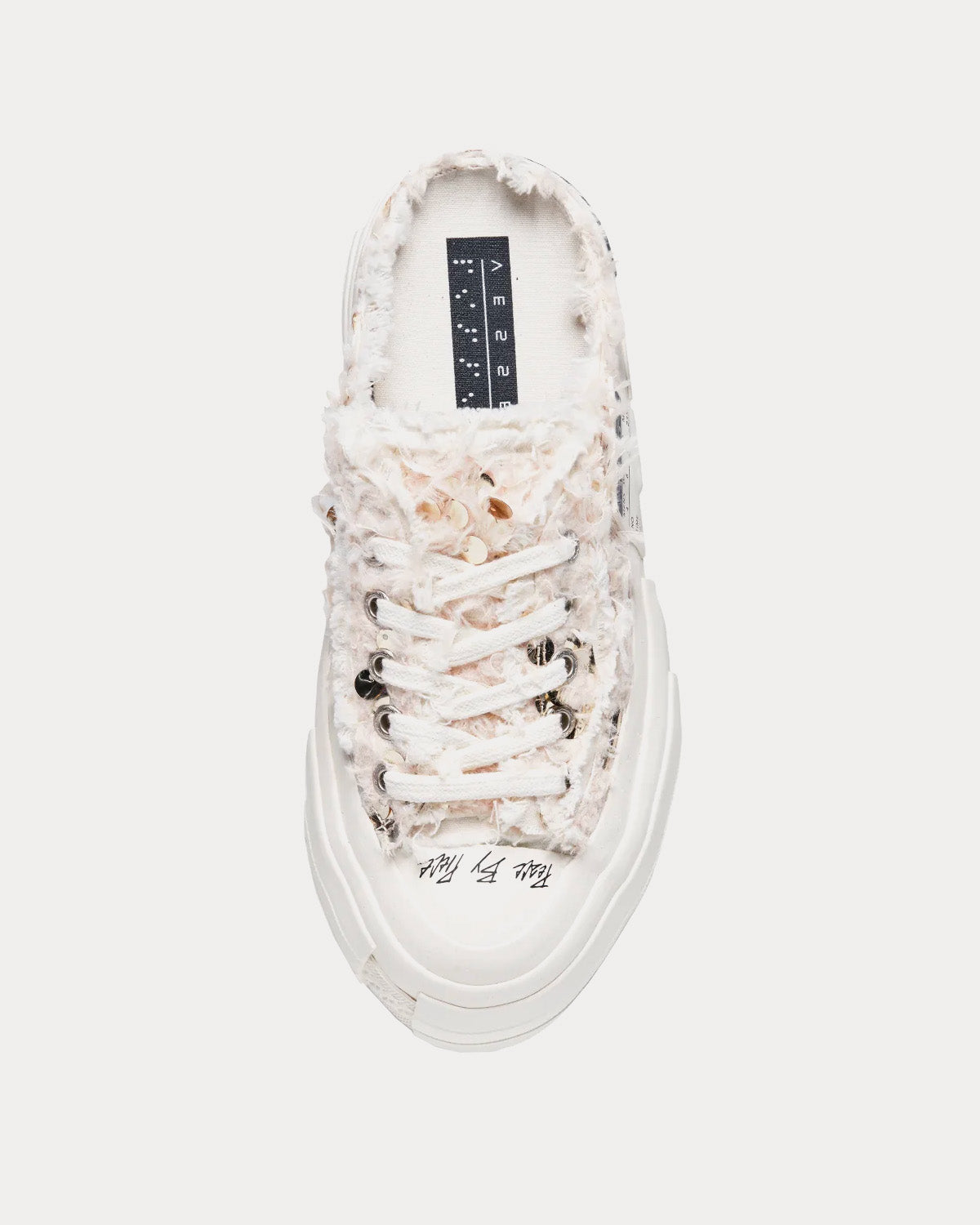 xVESSEL - G.O.P. White / Gold Slip On Sneakers