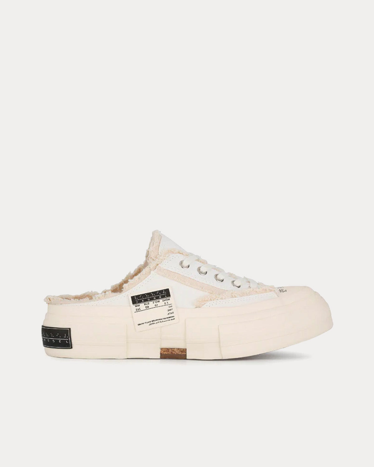 xVESSEL - G.O.P. White Slip On Sneakers