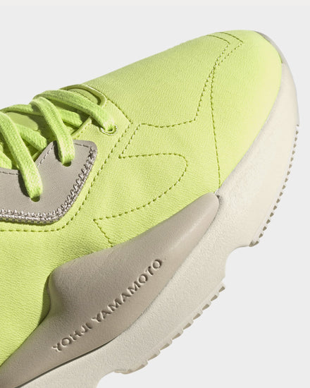 Y-3 Kaiwa Semi Frozen Yellow / Off White / Bliss Low Top Sneakers - 5
