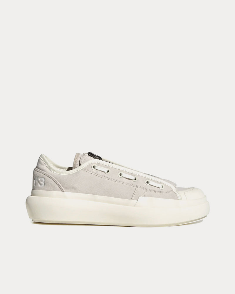 Y-3 Ajatu Court Bliss / Off White / Core White Low Top Sneakers - 1