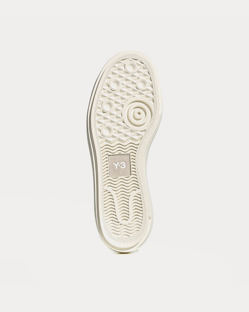 Y-3 Ajatu Court Bliss / Off White / Core White Low Top Sneakers - 3
