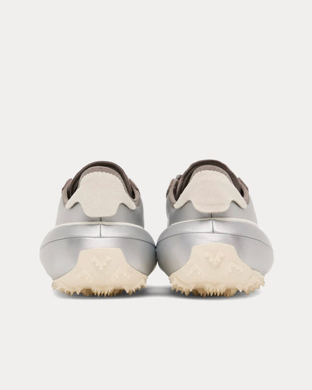 Y-3 Makura Silver Metallic / Cream White / Core White Low Top Sneakers - 3