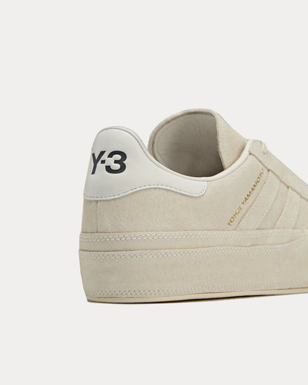 Y-3 Gazelle Cream White / Cream White / Core White Low Top Sneakers - 2