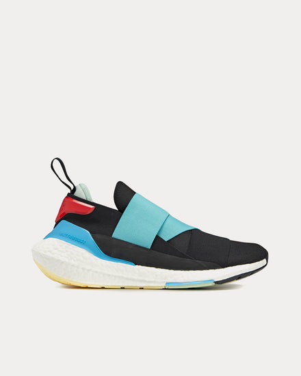 Y-3 Qisan Cozy Black / Blush Green / Red Low Top Sneakers - 1