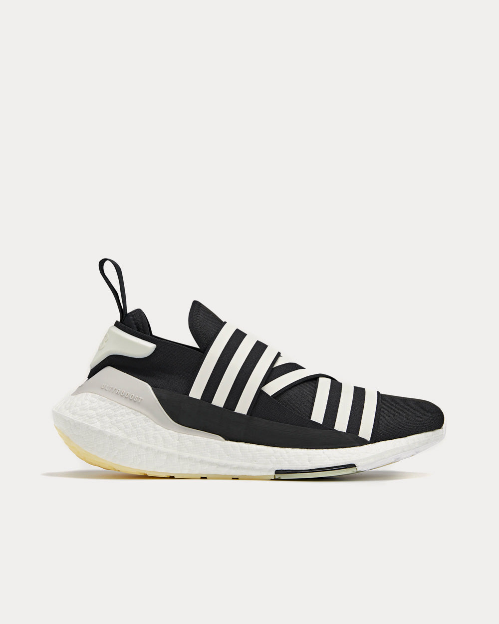 Y 3 Ultraboost 22 Black Core White Chalk Pearl Running Shoes Black HBX US