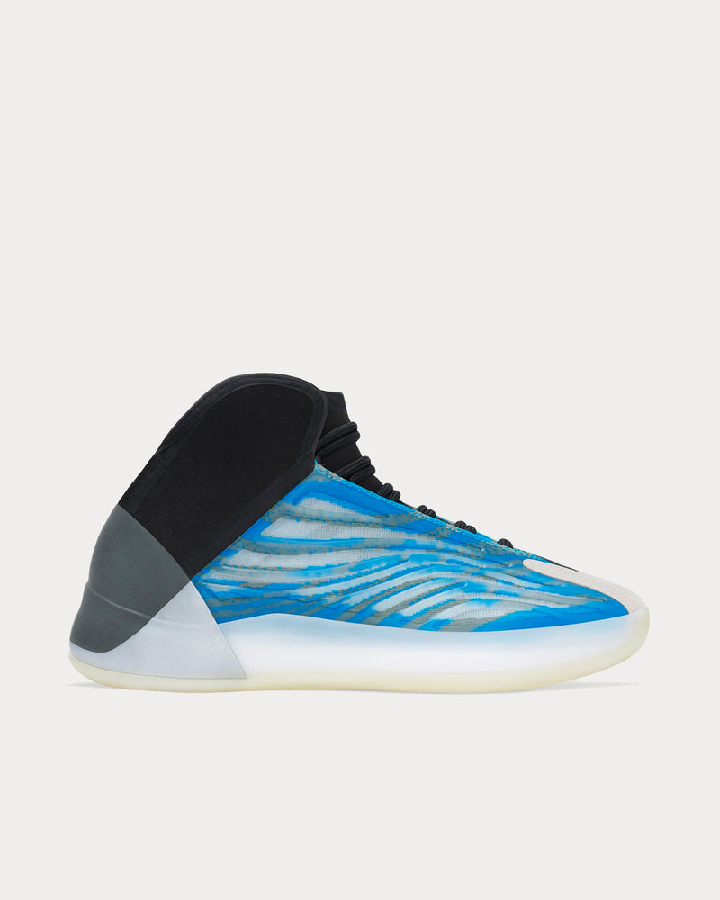 Yeezy QNTM Frozen Blue High Top Sneakers - 1