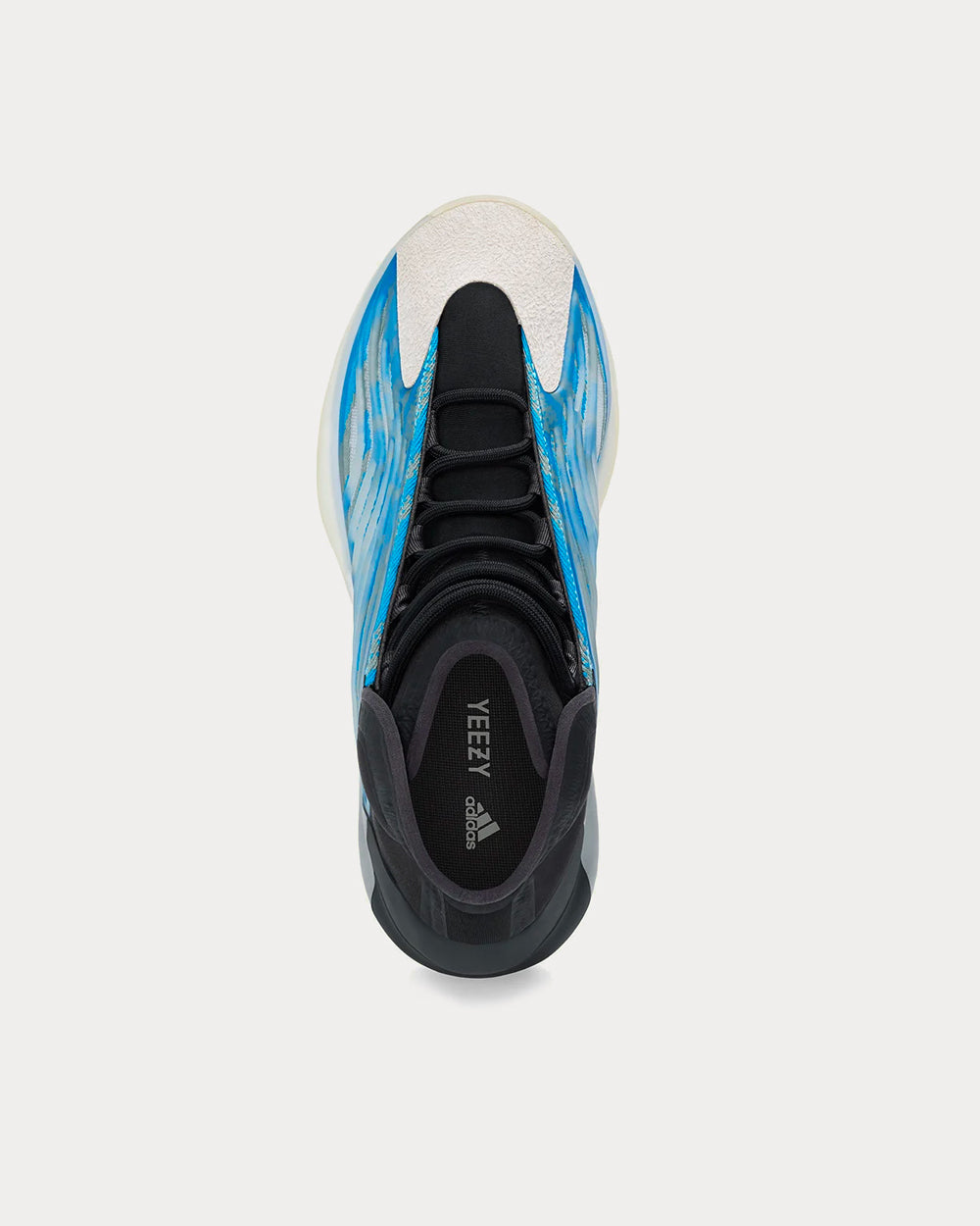 Yeezy QNTM Frozen Blue High Top Sneakers Sneak in Peace