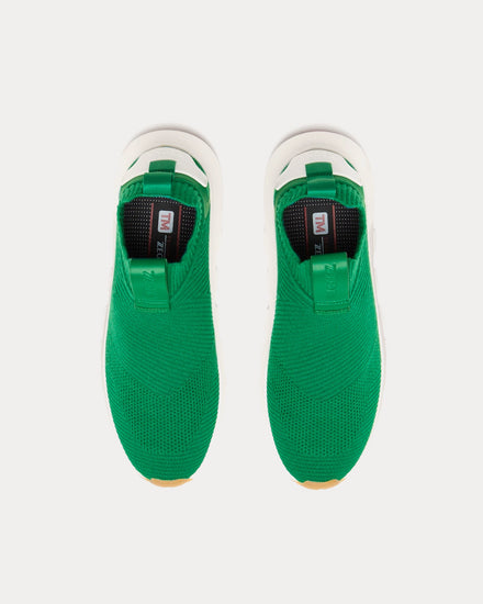 Zegna Sock 2.0 Techmerino Bright Green Slip On Sneakers - 2