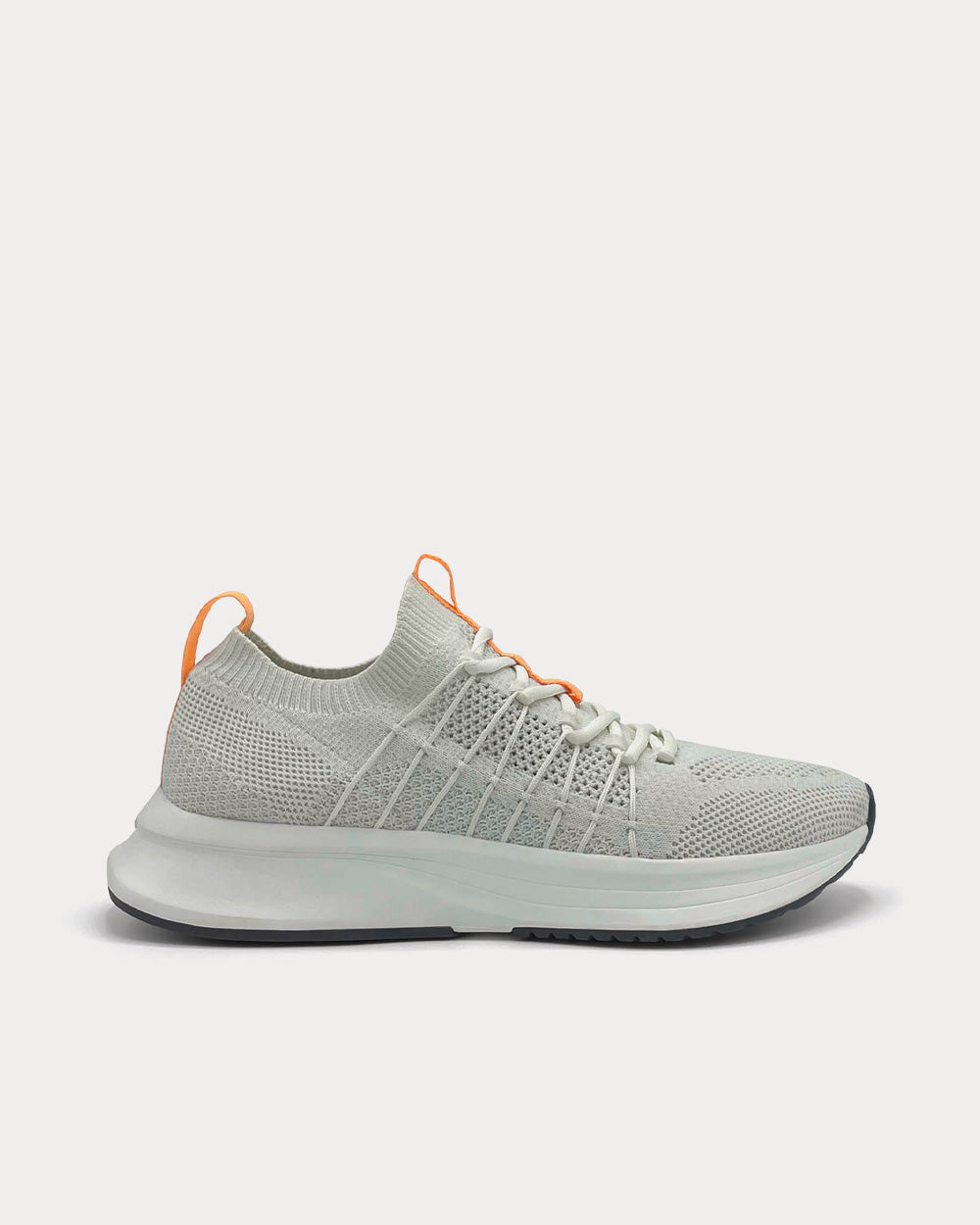 Zen Running Club - ZR 01 Snow White / Cool Grey / Cantaloupe Running Shoes