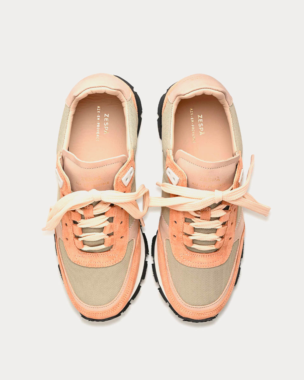 Zespa - ZSP6 Textile HS / Mix Nude / Taupe Low Top Sneakers
